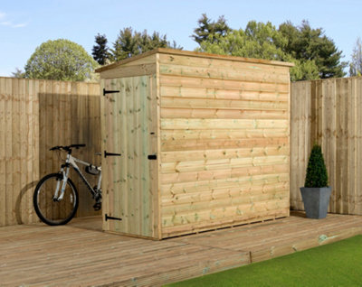 Empire Sheds Empire 2200 Pent 4X3  Pressure Treated Tongue And Groove Wooden Garden Shed Door Left Side Panel (4' X 3' / 4Ft X 3Ft) (4X3) from B&Q
