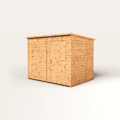 B&Q -  Empire Modular Pent 8X6 Single Door No Windows