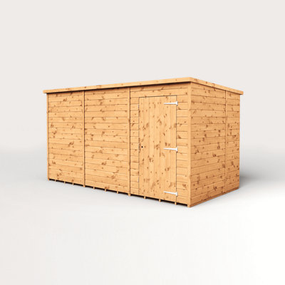 B&Q -  Empire Modular Pent 12X6 Single Door No Windows