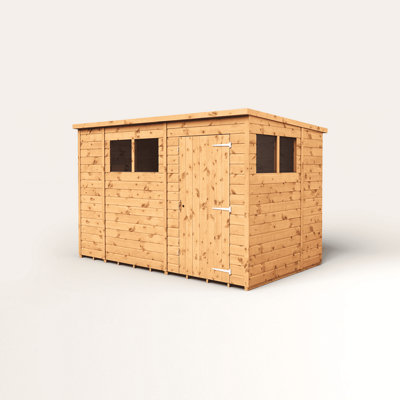 B&Q -  Empire Modular Pent 10X6 With Windows