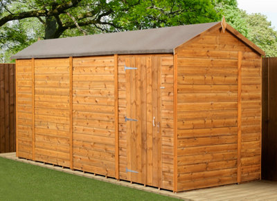 Empire Sheds Empire Modular Apex 6X14 Single Door No Windows from B&Q