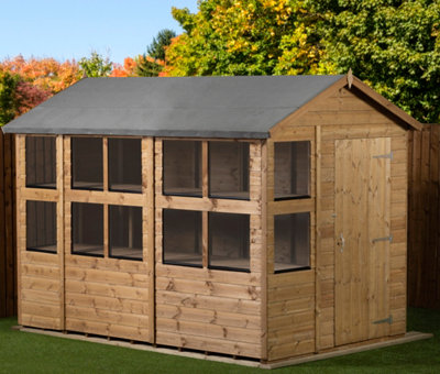 B&Q -  Empire Apex Potting Shed 6X10 Single Door