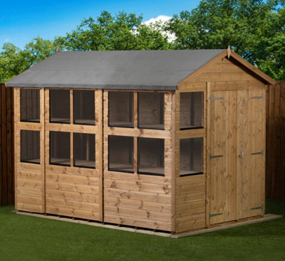 B&Q -  Empire Apex Potting Shed 6X10 Double Door