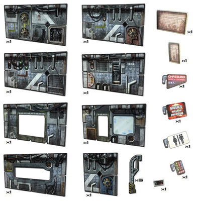 Battle systems cyberpunk walls - brand new and sealed