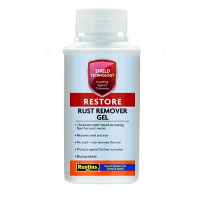Rustins Shield Technology Restore Rust Remover Gel 250Ml from B&Q