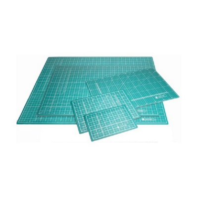 Jakar Green Self-Healing Cutting Mat Set5 Sizes (A5 To A1) Double-Sided With Metric & Imperial Grids from B&Q
