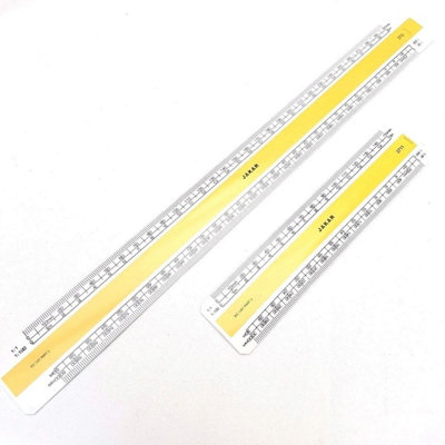 Jakar White Acrylic Ruler Set 15Cm And 30Cm Durable Non Inflammable Rulers With Clear Markings For School Office And Craft from B&Q