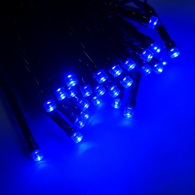 HSD 100 Led Blue & White String Lights (6.9M)Battery Fairy Lights For ChristmasWeddingsAnd Home Decor from B&Q