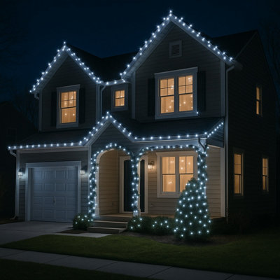 HSD 100 Led White String Lights (6.9M)Battery Fairy Lights For ChristmasWeddingsAnd Home Decor from B&Q