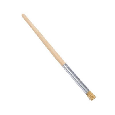 Jakar Small Stencil Brush8mm Hog Bristle (6275)Wooden HandleIdeal For Acrylic & Oil Stenciling from B&Q