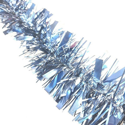 HSD Chunky Midnight Blue Tinsel Garland2M (6.5Ft)Festive Christmas & Party DecorationMantel & Home Decor from B&Q