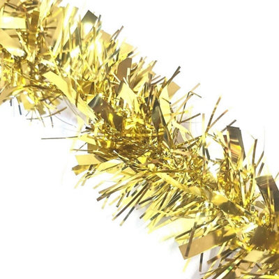 HSD Chunky Gold Tinsel Garland2M (6.5Ft)Festive Christmas & Party DecorationMantel & Home Decor from B&Q