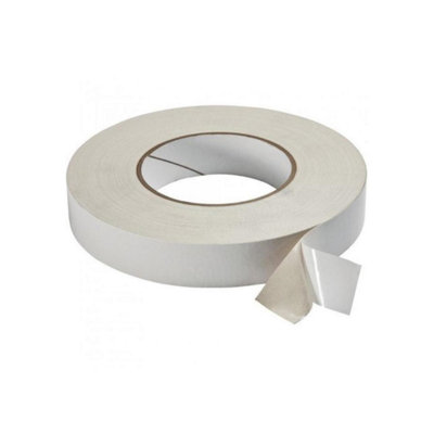 HSD Double Sided Tape (24 Rolls)25mm X 50M Roll Multipurpose Sticky Adhesive Craft Tapes from B&Q
