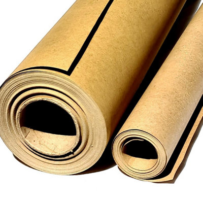 HSD Brown Eco Kraft Paper Roll (500mm X 400M)Biodegradable & RecyclablePremium Rustic Gift & Parcel Wrapping from B&Q