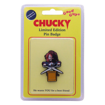 Chucky Limited Edition Pin Badge from B&Q