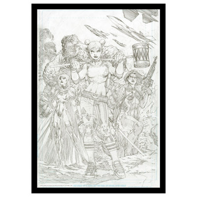 Dc Comics Harley Quinn Limited Edition Art Print from B&Q