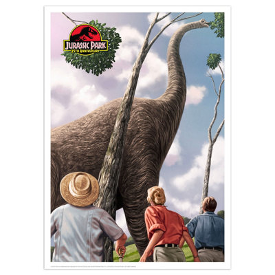 Jurassic Park Limited Edition A3 Art Print from B&Q