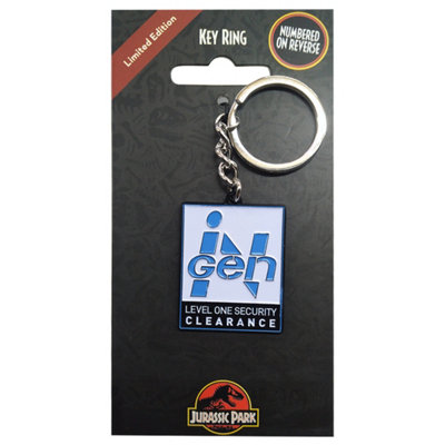 Jurassic Park Limited Edition Ingen Key Ring from B&Q