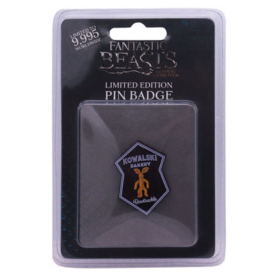 Fantastic Beasts Limited Edition Bowtruckle Pin Badge from B&Q