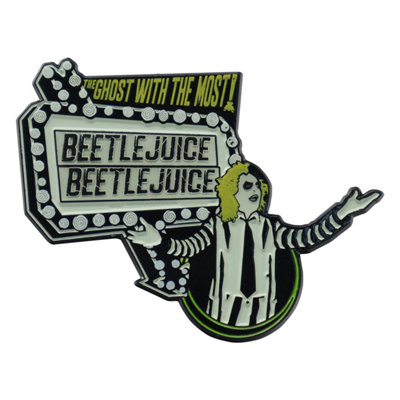 Beetlejuice Limited Edition Pin Badge from B&Q