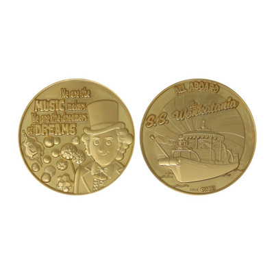 Willy Wonka And The Chocolate Factory Limited Edition Collectible Coin from B&Q