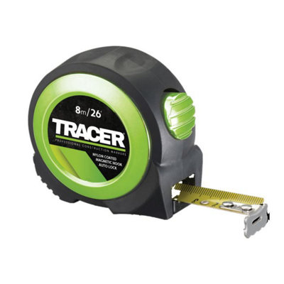 Tracer 8M Auto-Lock Tape Measure from B&Q