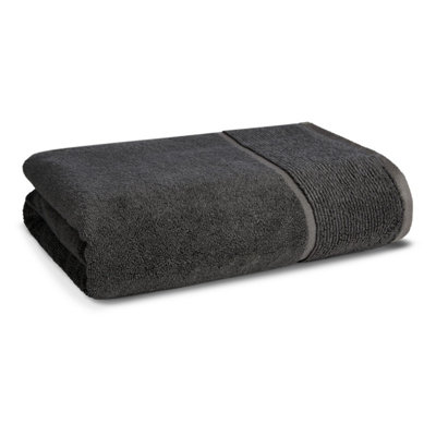 panda London Panda Zero-Twist Bamboo Bath Towel Urban Grey from B&Q