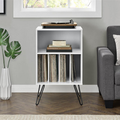 Novogratz Unisex White Harmony Turntable Stand - Image 5