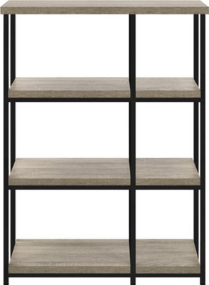 Dorel Grey Elmwood Bookcase Distressed Oak 9650096Pcomuk