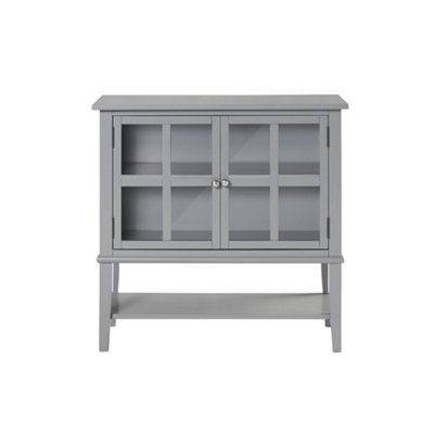 Dorel Franklin 2 Door Storage Cabinet Grey