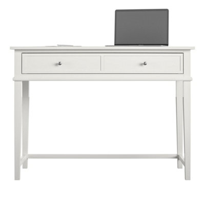 Dorel Franklin Writing Desk With 1 Drawer White from B&Q