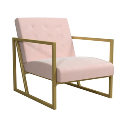Dorel Lexington Modern Chair In Pink from B&Q