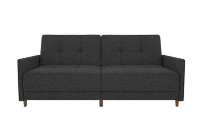 Dorel Andora Sprung Sofa Bed In Fabric Grey from B&Q
