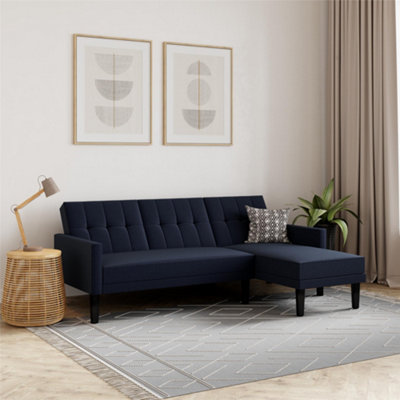 Dorel Home Haven Convertible Sofa BedLinen Blue from B&Q