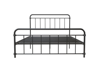 Dorel Home Wallace Metal Bed BlackDouble from B&Q