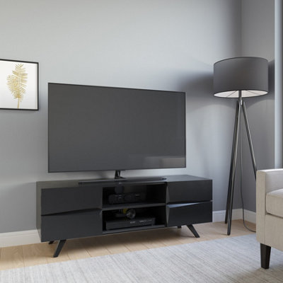 Alphason Olympus Tv-Stand With 4 Drawers Black