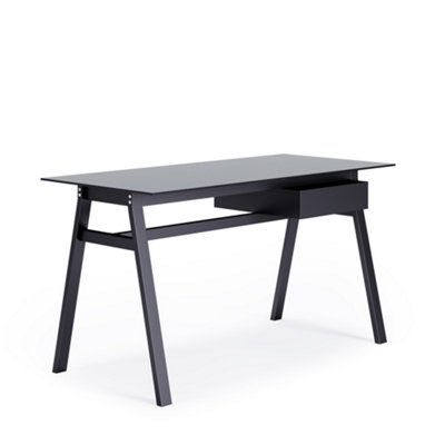Alphason Richmond Office Writing Desk In Black from B&Q