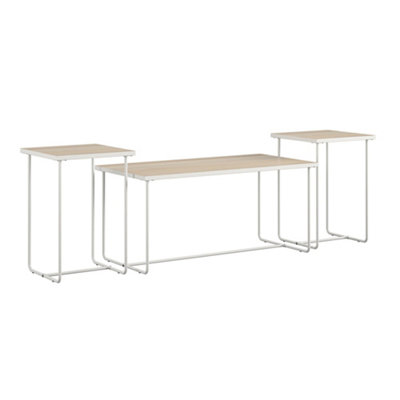 B&Q -  Home Dante Coffee And End Table Set Natural
