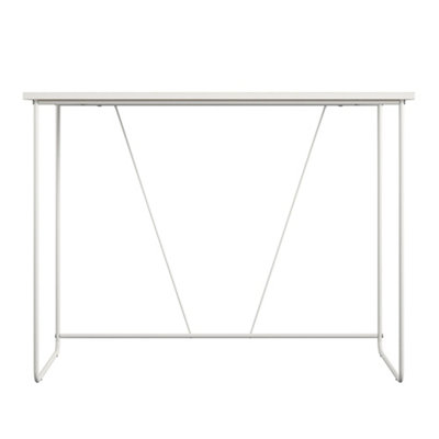 Dorel Dante Writing Desk In Natural / Metal Frame from B&Q