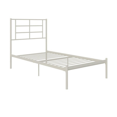 Dorel Home Jensen Metal Bed WhiteSingle from B&Q