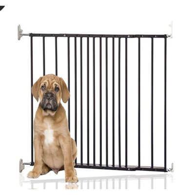 Bettacare Extending Metal Screw Fit Dog Gate, Black, 62.5cm - 106.8cm, Stair Gate for Pet, Safety Barrier for Puppy - Image 3