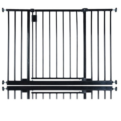 Bettacare Extra Wide Hallway Dog Gate103Cm109CmBlackPressure Fit Pet GatePuppy Safety Barrier from B&Q