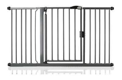 Bettacare Auto Close Pet Gate147Cm154CmSlate GreyPressure Fit Stair Gate For Dog & Puppy from B&Q