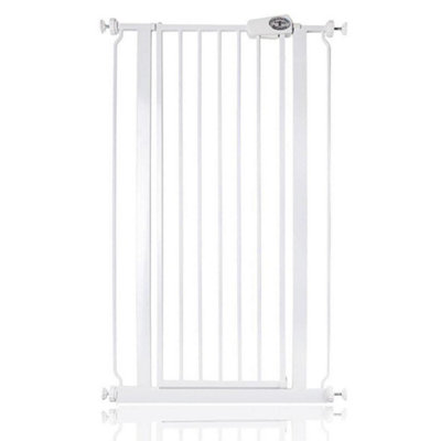 Bettacare Child And Pet Gate Narrow, 68.5Cm - 75Cm, Extra Tall Gate 104Cm In Height, Narrow Pressure Fit Stair Gate White