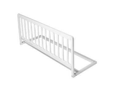 Safetots Narrow Wooden Bed GuardWhite38Cm High X 90Cm WideToddler Bedrail For SafetySecure Child Bed Rail from B&Q