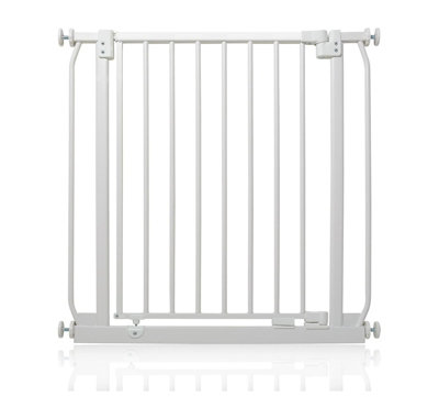 Safetots Elite Pressure Safety Gate71Cm80CmMatt WhitePressure Fit Stair Gate from B&Q