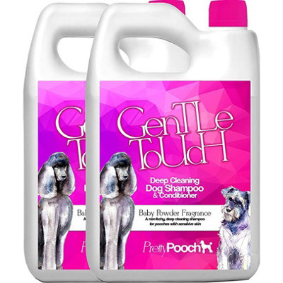 Pretty Pooch Gentle Touch Dog Shampoo & Conditioner10 Litres (Baby Powder Fragrance) from B&Q