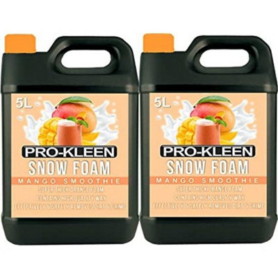 Pro-Kleen 10L Mango Smoothie Ph Neutral Snow Foam With Wax Super Thick & Non-Caustic Foam from B&Q