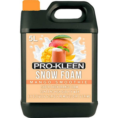Pro-Kleen 5L Mango Smoothie Ph Neutral Snow Foam With Wax Super Thick & Non-Caustic Foam from B&Q