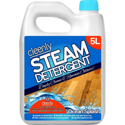Cleenly Pet Steam Detergent For Steam Mops (5 Litres) Ocean Splash Designed For Homes With Pets from B&Q
